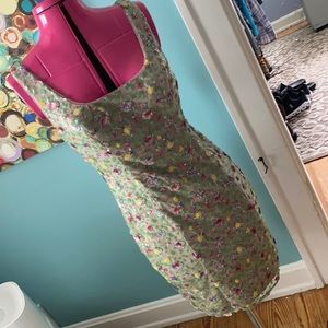 Gianni Bini Dress 10 multi colored sequins